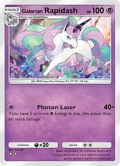 Galarian Rapidash, Fantastical Parade, n° 059