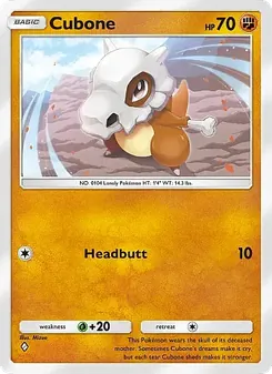 Cubone, Fantastical Parade, n° 082