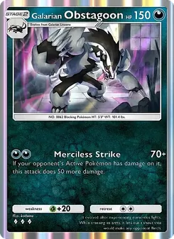 Galarian Obstagoon, Fantastical Parade, n° 100