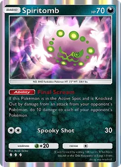 Spiritomb, Fantastical Parade, n° 103