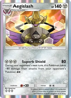 Aegislash, Fantastical Parade, n° 120