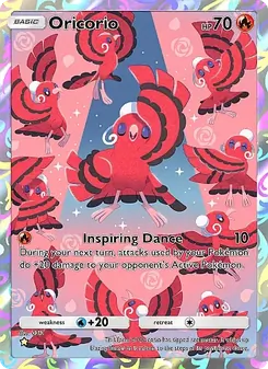 Oricorio, Fantastical Parade, n° 161
