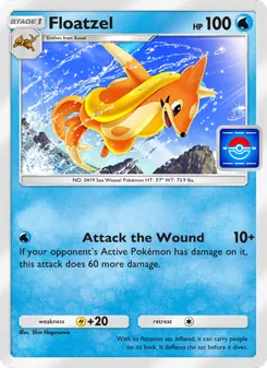 Floatzel, Promos-A, no. 053