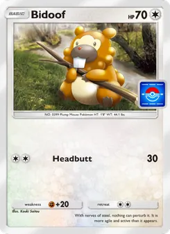 Bidoof, Promos-A, no. 057
