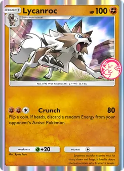 Lycanroc, Promos-A, no. 068
