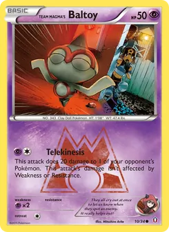 Team Magma's Baltoy, Double Crisis, no. 10