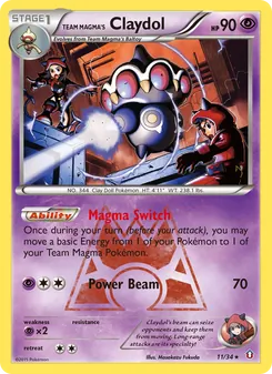 Team Magma's Claydol, Double Crisis, no. 11