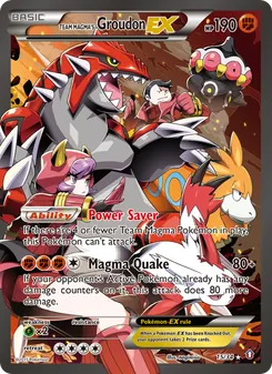 Team Magma's Groudon EX, Double Crisis, no. 15