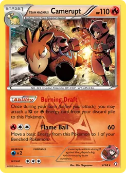 Team Magma's Camerupt, Double Crisis, no. 2