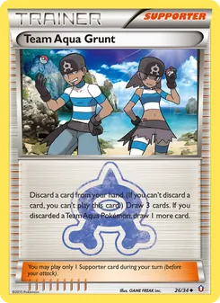 Team Aqua Grunt, Double Crisis, no. 26