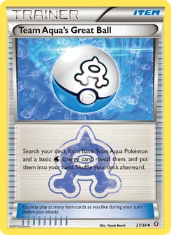 Team Aqua's Great Ball, Double Crisis, no. 27