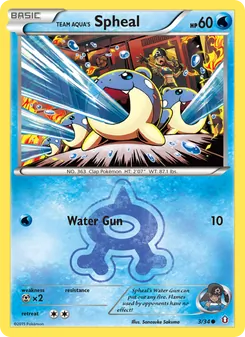 Team Aqua's Spheal, Double Crisis, no. 3