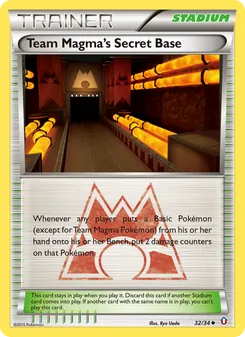 Team Magma's Secret Base, Double Crisis, no. 32