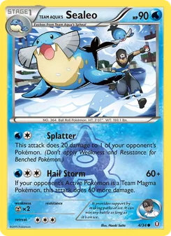 Team Aqua's Sealeo, Double Crisis, no. 4