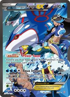 Team Aqua's Kyogre EX, Double Crisis, no. 6