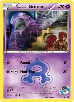 Team Aqua's Grimer, Double Crisis, no. 7