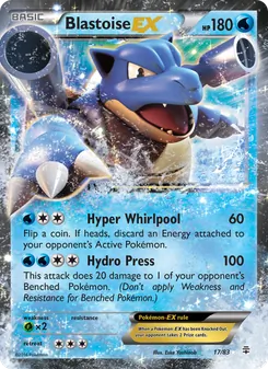 Blastoise EX, Generations, no. 17