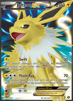 Jolteon-EX, Generations, no. 28a