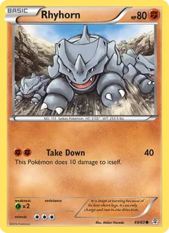 Rhyhorn, Generations, no. 49