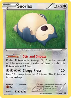 Snorlax, Generations, no. 58