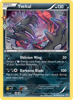 Yveltal, Generations, no. RC16
