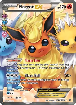 Flareon EX, Generations, no. RC28