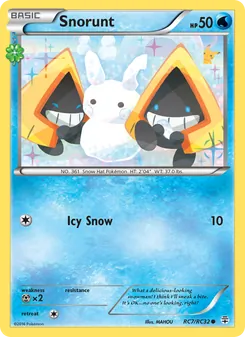 Snorunt, Generations, no. RC7