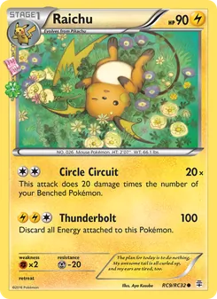 Raichu, Generations, no. RC9