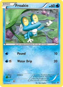 Froakie, Kalos Starter Set, no. 12