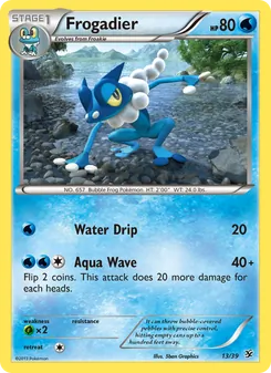 Frogadier, Kalos Starter Set, no. 13