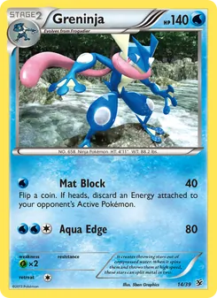 Greninja, Kalos Starter Set, no. 14