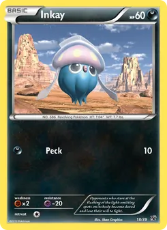 Inkay, Kalos Starter Set, no. 18