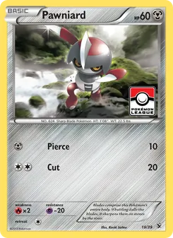 Pawniard, Kalos Starter Set, no. 19