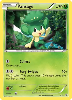 Pansage, Kalos Starter Set, no. 2