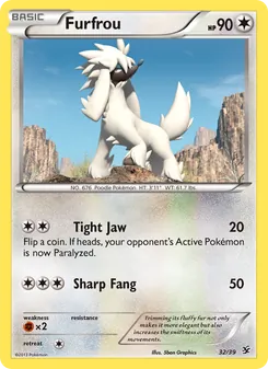 Furfrou, Kalos Starter Set, no. 32