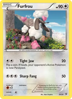 Furfrou, Kalos Starter Set, no. 33