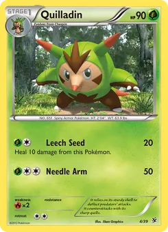 Quilladin, Kalos Starter Set, no. 4