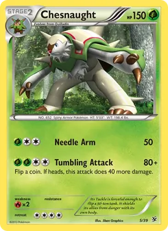 Chesnaught, Kalos Starter Set, no. 5