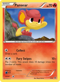 Pansear, Kalos Starter Set, no. 7