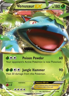Venusaur EX, XY, no. 1