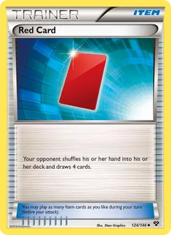 Red Card, XY, no. 124