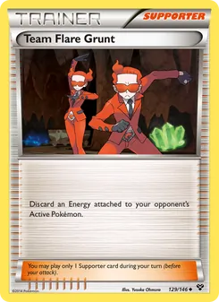 Team Flare Grunt, XY, no. 129