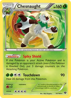 Chesnaught, XY, no. 14