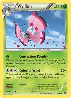 Vivillon, XY, no. 17