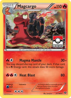 Magcargo, XY, no. 21