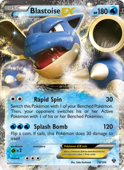 Blastoise EX, XY, no. 29