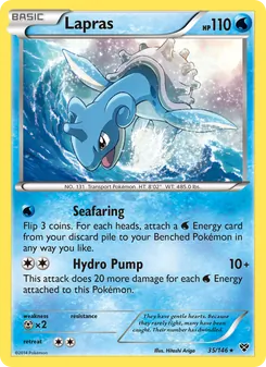 Lapras, XY, no. 35