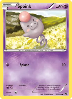 Spoink, XY, no. 49