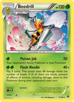 Beedrill, XY, no. 5