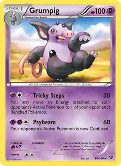 Grumpig, XY, no. 50